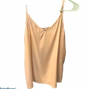 By Chance Cream Spaghetti Strap Tank Top